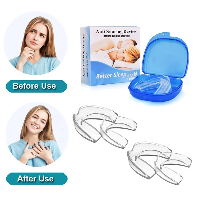 Picture of Glorysmile Mouth Guard 8 Packs Comfortable Custom Mold For Grinding Teeth Clenching At Night Bruxism Whitening Tray Guard