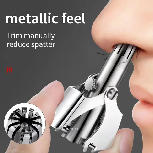 Picture of Portable Mini Stainless Steel Manual Nose Ear Hair Trimmer