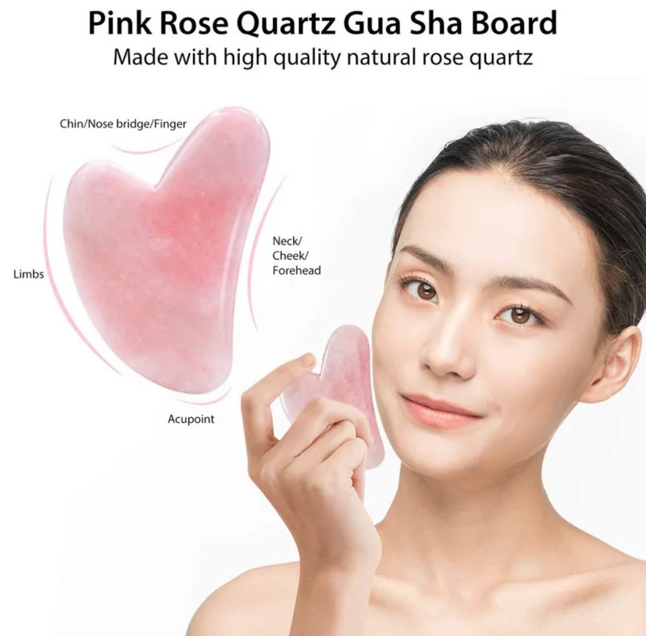 Picture of 1Pcs Guasha Scraping Massage Scraper Face Massager Acupuncture Beeswax Resin Gua Sha Board Acupoint Face Eye Care SPA Massage Tool