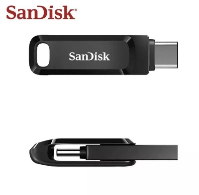 Picture of SanDisk Dual Drive Usb3.1 64GB Type-c Memory Stick (128gb 256gb) available Black Pendrive Flash Disk High Speed U Disk Flash drive