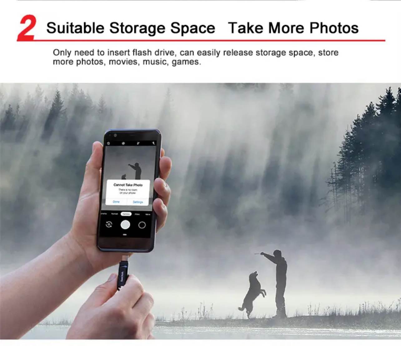 Picture of SanDisk Dual Drive Usb3.1 64GB Type-c Memory Stick (128gb 256gb) available Black Pendrive Flash Disk High Speed U Disk Flash drive