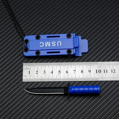 Picture of Portable Hike Package Open Necklace Survive Opener EDC Pocket Self Blade Fruit Cutter Camp Outdoor Hunt Defense Mini Box Letter