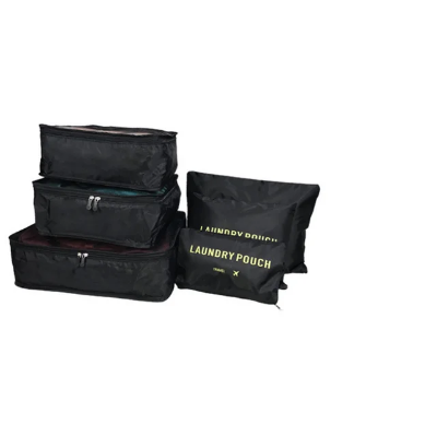 Picture of 6PCS Travel Storage Bag Organizer Set For Clothes Shoes Cosmetic Tidy Organizer Wardrobe Suitcase Pouch Travel Organizers Packing Bags