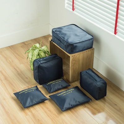 Picture of 6PCS Travel Storage Bag Organizer Set For Clothes Shoes Cosmetic Tidy Organizer Wardrobe Suitcase Pouch Travel Organizers Packing Bags
