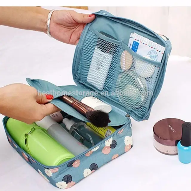 Picture of Travel Cosmetic Makeup Organizer Bags for Toiletrys under garments Makeup Organizing for Girl Women Outdoor Waterproof Make Up Case pouch