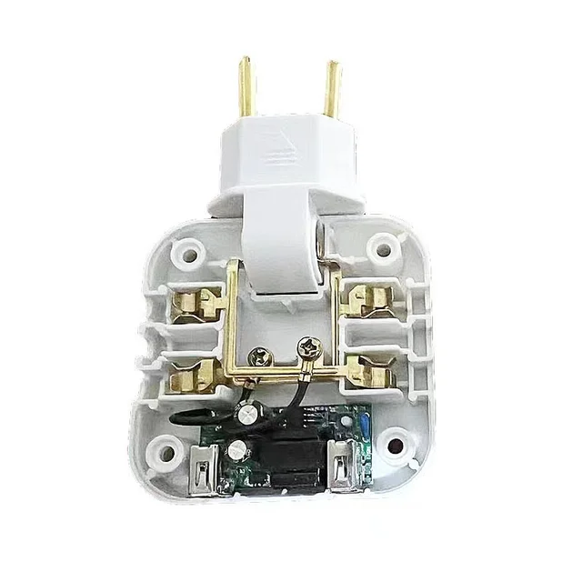 Picture of 3 in 1 Mutli Plug Travel Adapter Socket (3 Power Socket) High Power EU Bangladesh Standard 180° Rotating Coverter Socket AC Adapter