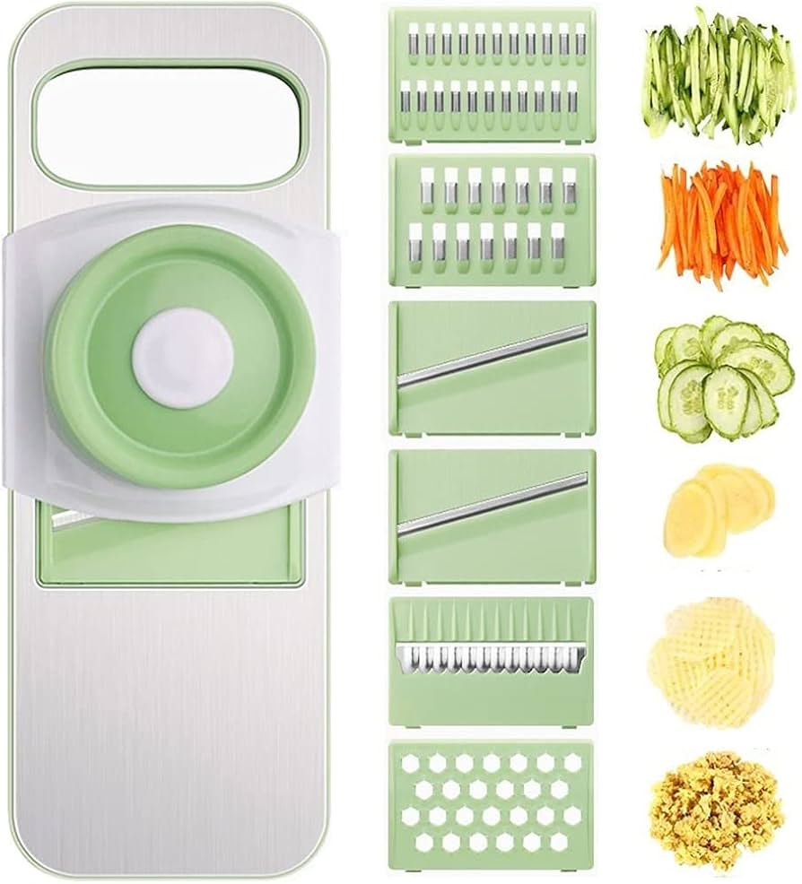 Picture of 5-in-1 Multifunction Vegetable Cutter – Slicer, Chopper, Grater & Peeler for Kitchen Use