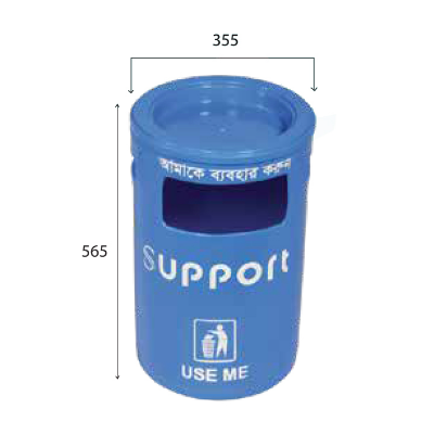 Picture of Support Bin SD 02  Blue 50 Liter