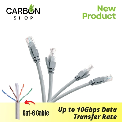 Picture of 70 Meter Cat 6 Gigabit Ethernet Cable Network Patch Cord Cable LAN Adapter Internet Copper Twisted Wire LAN Cable Plug Connector for Laptop Mac PC WIFI CC Camera Smart TV Box Android