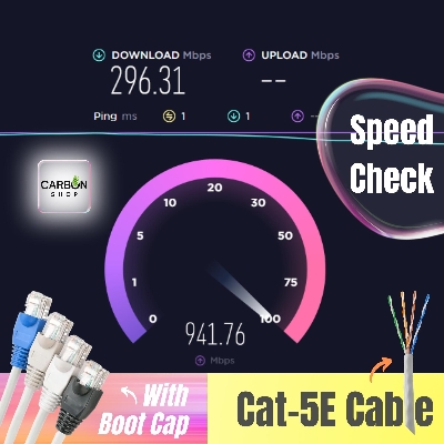 Picture of 5M Cat5 RJ45 Ethernet LAN Network Gigabit Ethernet Cable Network Patch Cord Cable LAN Adapter Internet Copper Twisted Wire LAN Network Cord Cable Lead 10/100/1000 Mbps Plug Connector for Laptop Mac PC WIFI CC Camera Smart TV Box Android