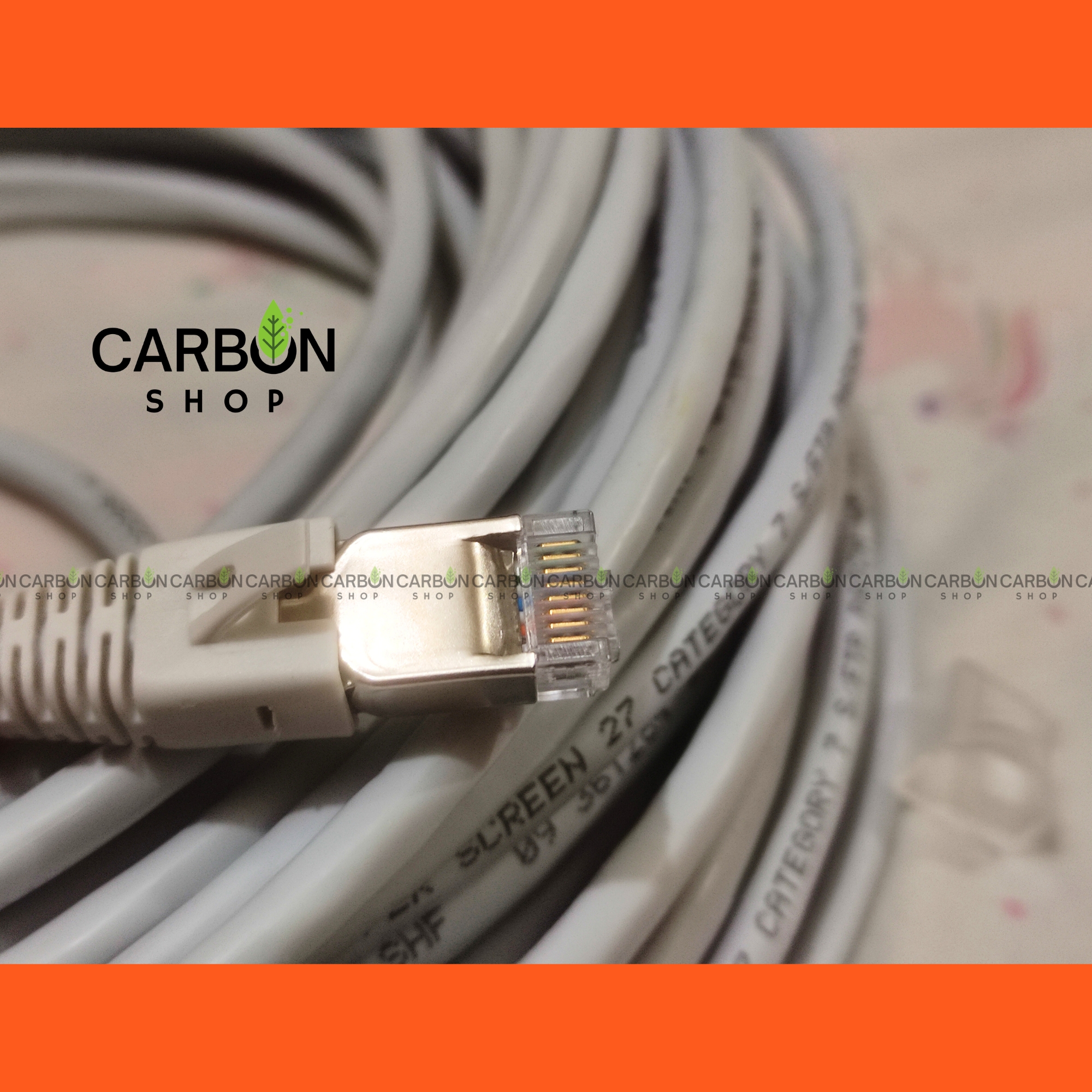 Picture of 5 Meter Cat7 Ethernet Cable Lan Cable 10Gbps High Speed RJ45 Networking Ethernet Lan Network Cord Cable Lead Ready Cable - High-Speed Internet Connectivity With Cat 7 Cable For Router Modem Computer PC And Laptops PS3 PS4