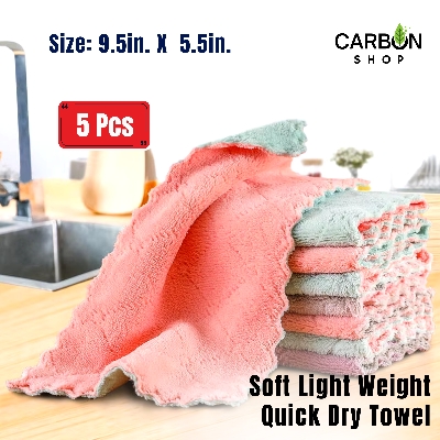 Picture of Baby Towel Soft Cotton Baby Handkerchief & Towel Set – Newborn Baby Bath & Face Wipe Towels, 14x25cm, Washable & Quick-Dry Feeding Napkins