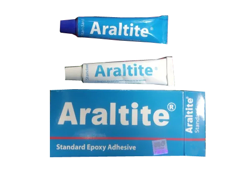 Picture of Araldite/Araltite Adhesive Blue + White Araldite/Araltite Standard Epoxy Adhesive 13gm Standard Araldite/Araltite Epoxy Glue Use For Plastic, Rubber, Ceramic, Wood, Glass, Metal, Concrete