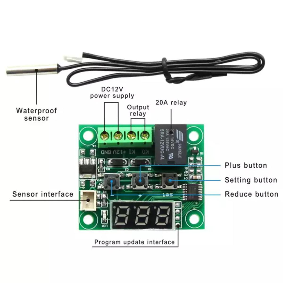 Picture of W1209 Incubator Temperature Controller