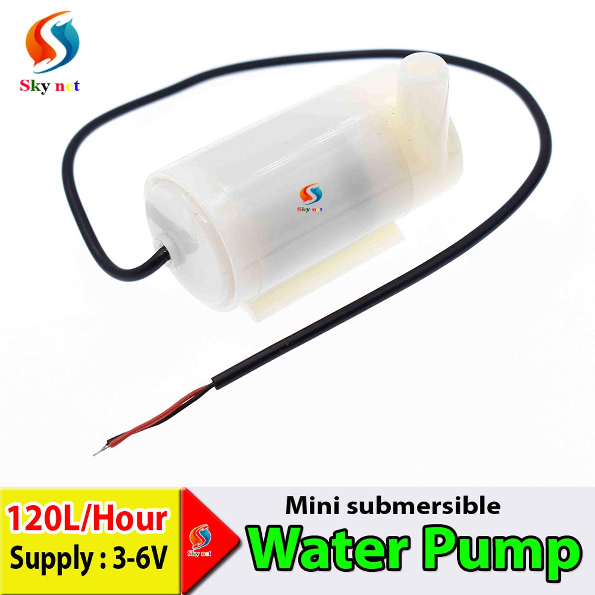 Picture of DC Water Pump 3-6V Mini Submersible Pump 120L/H