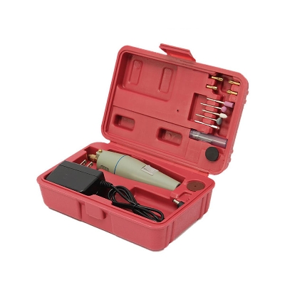 Picture of Mini Hand Drill Machine Electric Pcb or Circuit Drill Machine Full Set With Adapter