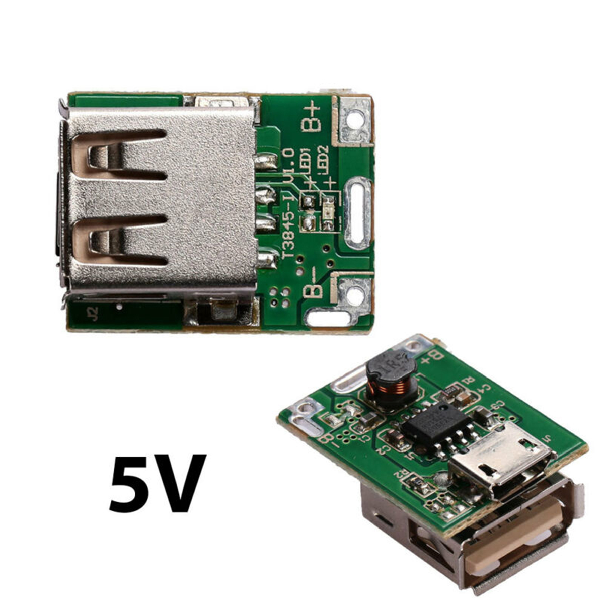 Picture of DIY 5V 1A 18650 Lithium Battery Charger Step Up Protection  Board Micro USB 18650 Li-Po Li-ion For Power Bank