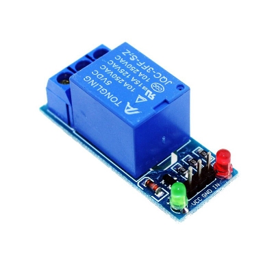 Picture of 5V 1 Channel Relay Module . Relay for Arduino. Microcontroller