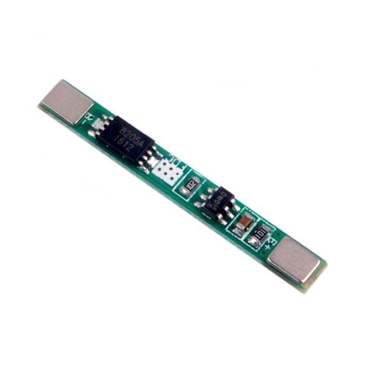 Picture of 1S 3.7V 3A li-ion BMS PCM battery protection board