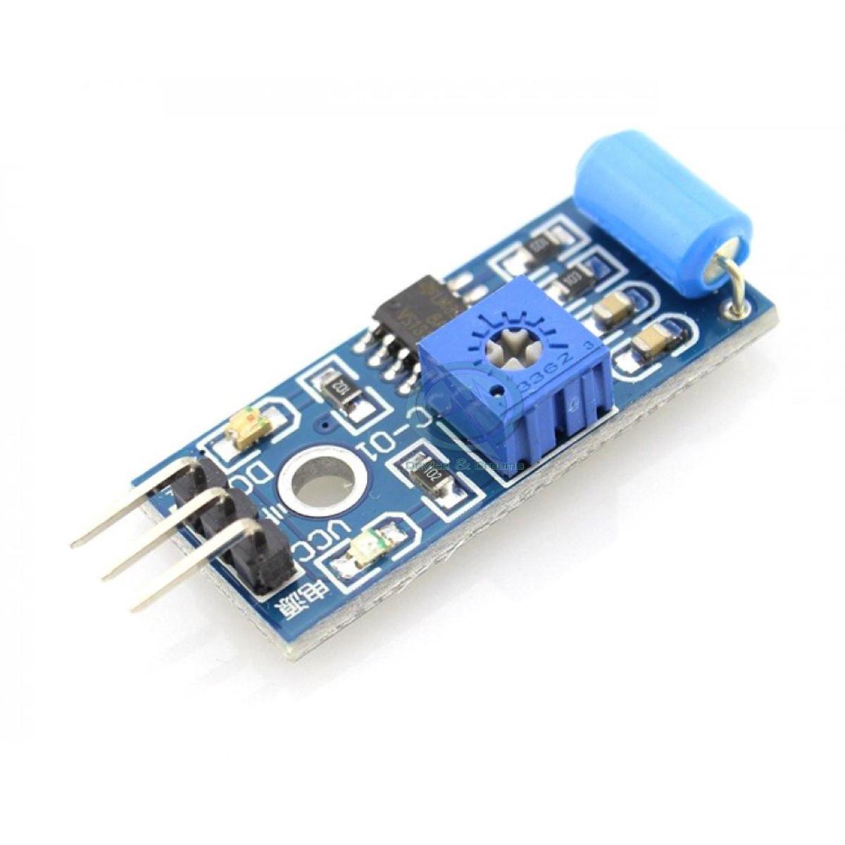 Picture of SW-420 Normally closed Type Motion Sensor Module Vibration Switch Alarm Sensor Module