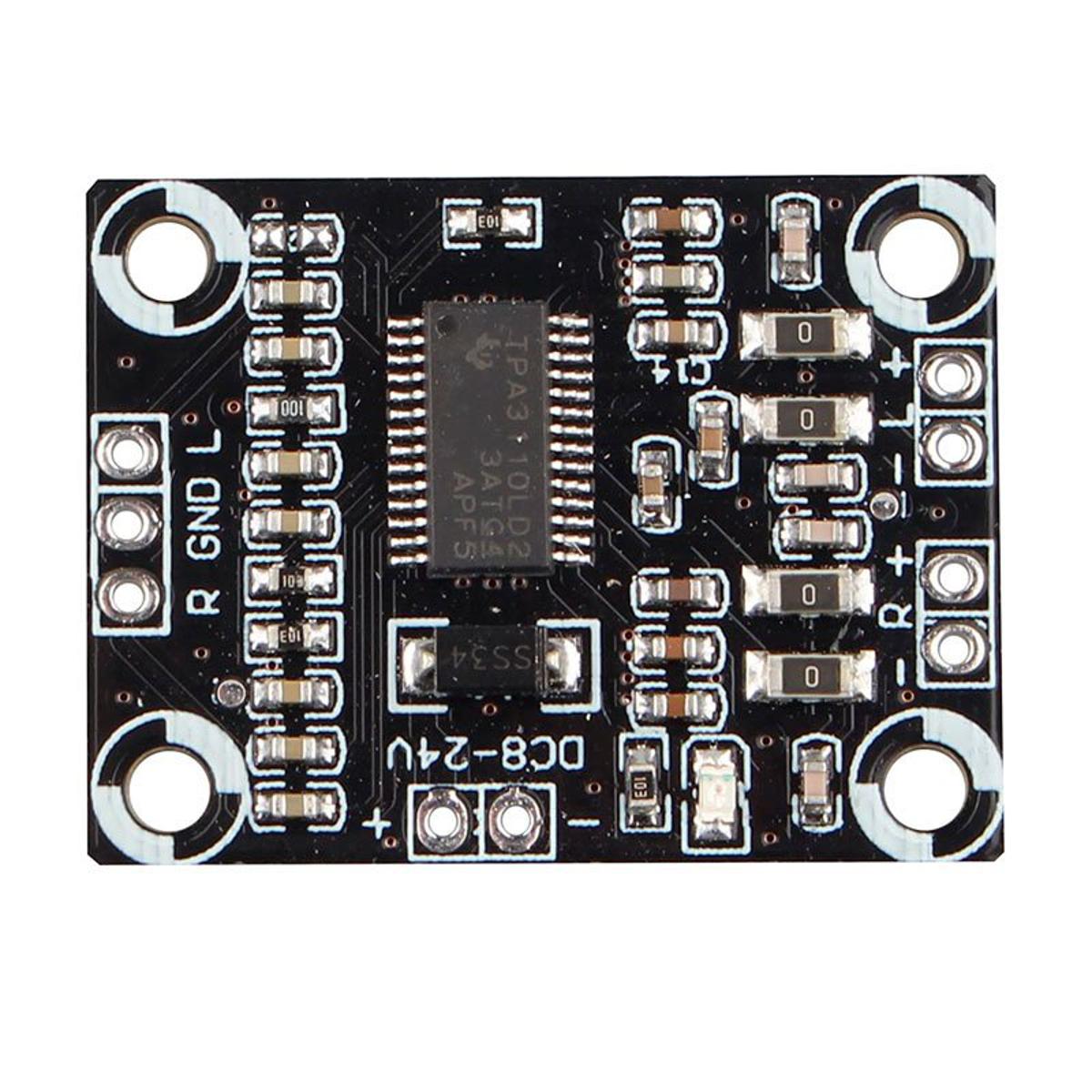Picture of TPA3110 digital power amplifier board 2 x15w dual channel stereo mini class D power amplifier board