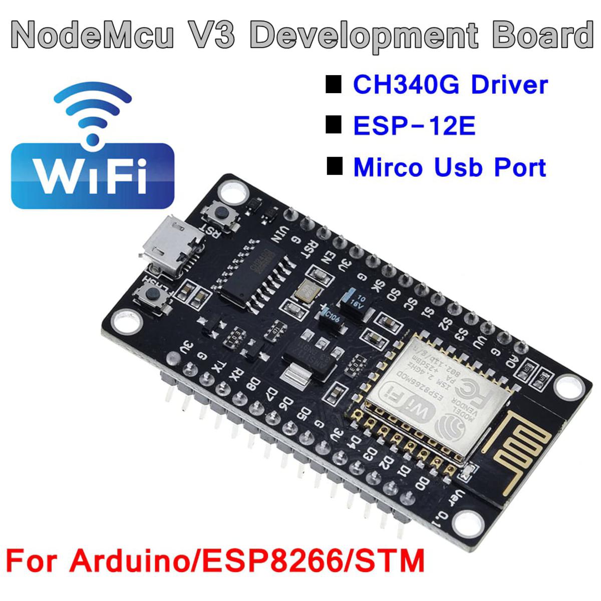 Picture of NODEMCU V3 ESP8266 WIFI MODULE DEVELOPMENT BOARD WITH CH340