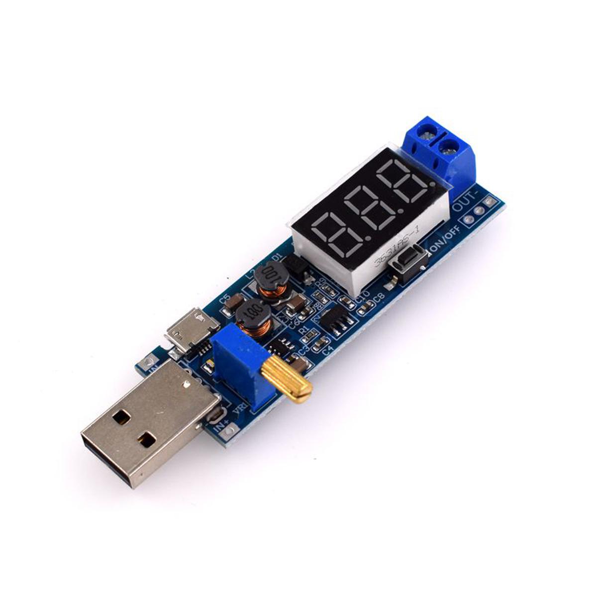 Picture of DC-DC 5V to 3.5V / 12V USB Step UP / Down Power Supply Module Adjustable Boost Buck Converter Out DC 1.2V-24V