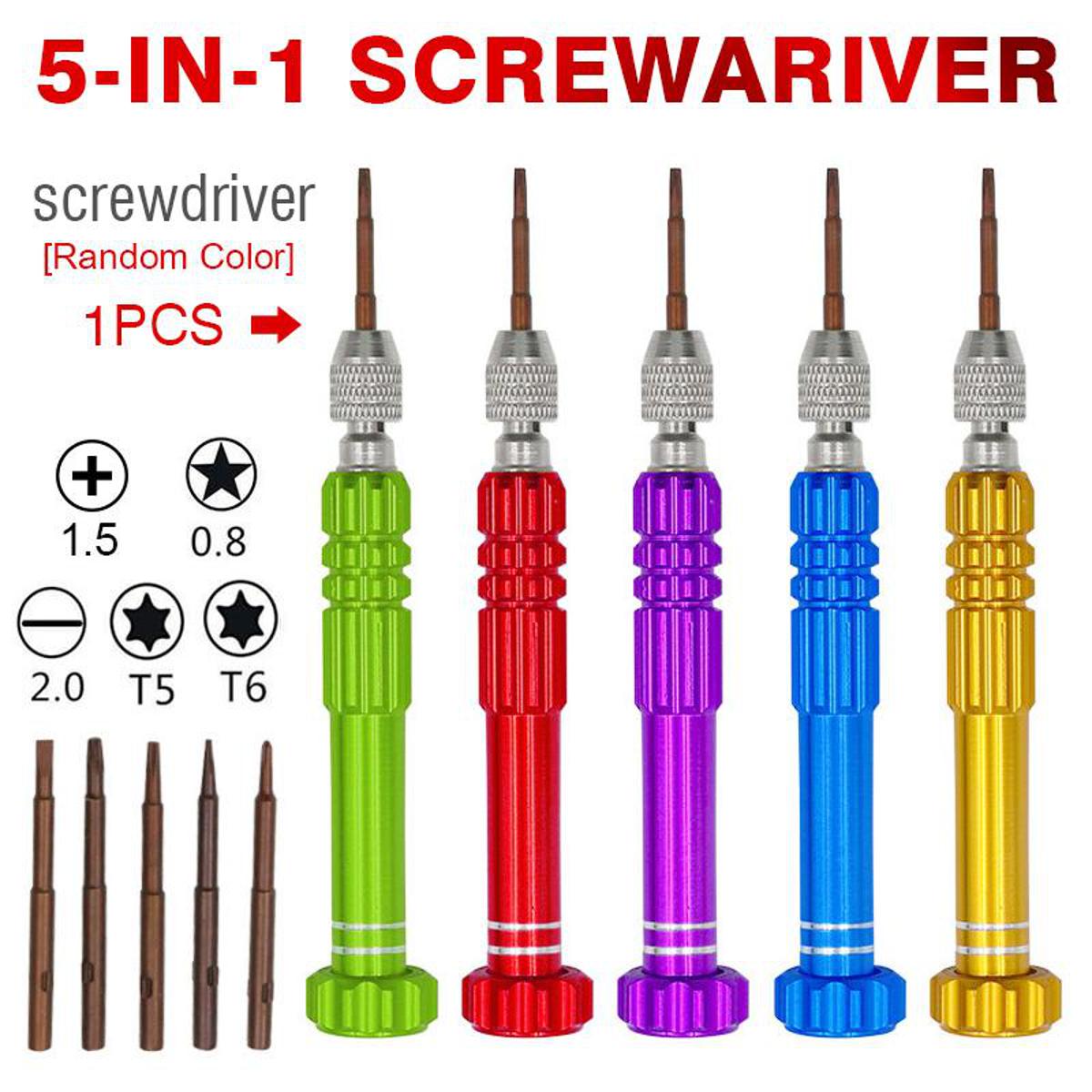 Picture of 5 in 1 Precision Torx Screwdriver for iPhone Samsung Huawei and All China Cellphones Watch Repair Mixed Set Tool Kit