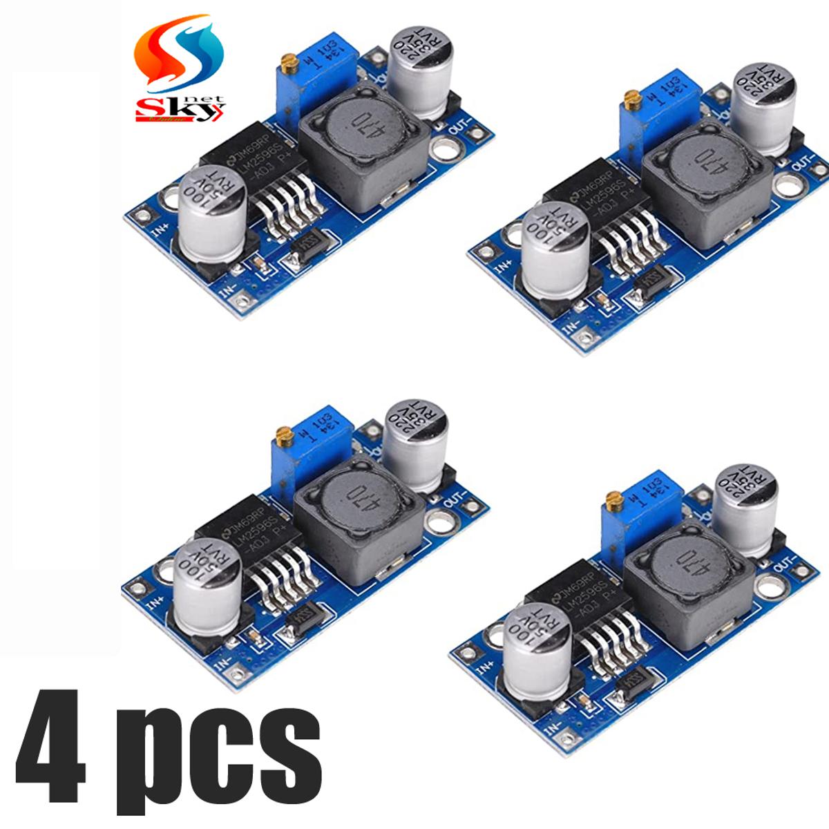 Picture of 4Pcs-Lm2596 Dc Step-Down Adjustable Power Dc Voltage Converter 3V-35V - Solar Panel