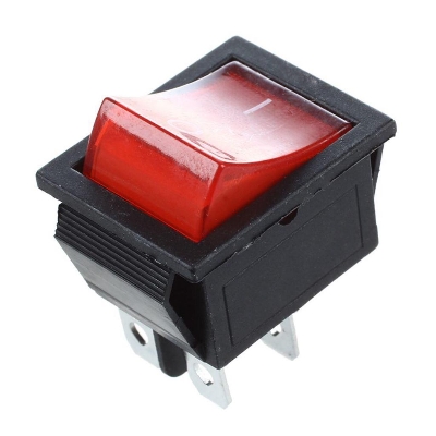 Picture of KCD4 DPST ON-OFF 4 Pin Rocker Boat Switch 15A/20A AC 250V/125V