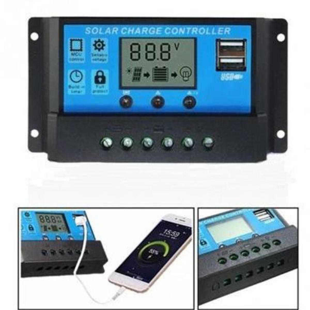 Picture of সোলার চার্জ কন্ট্রোলার 10a usb - solar charge controller