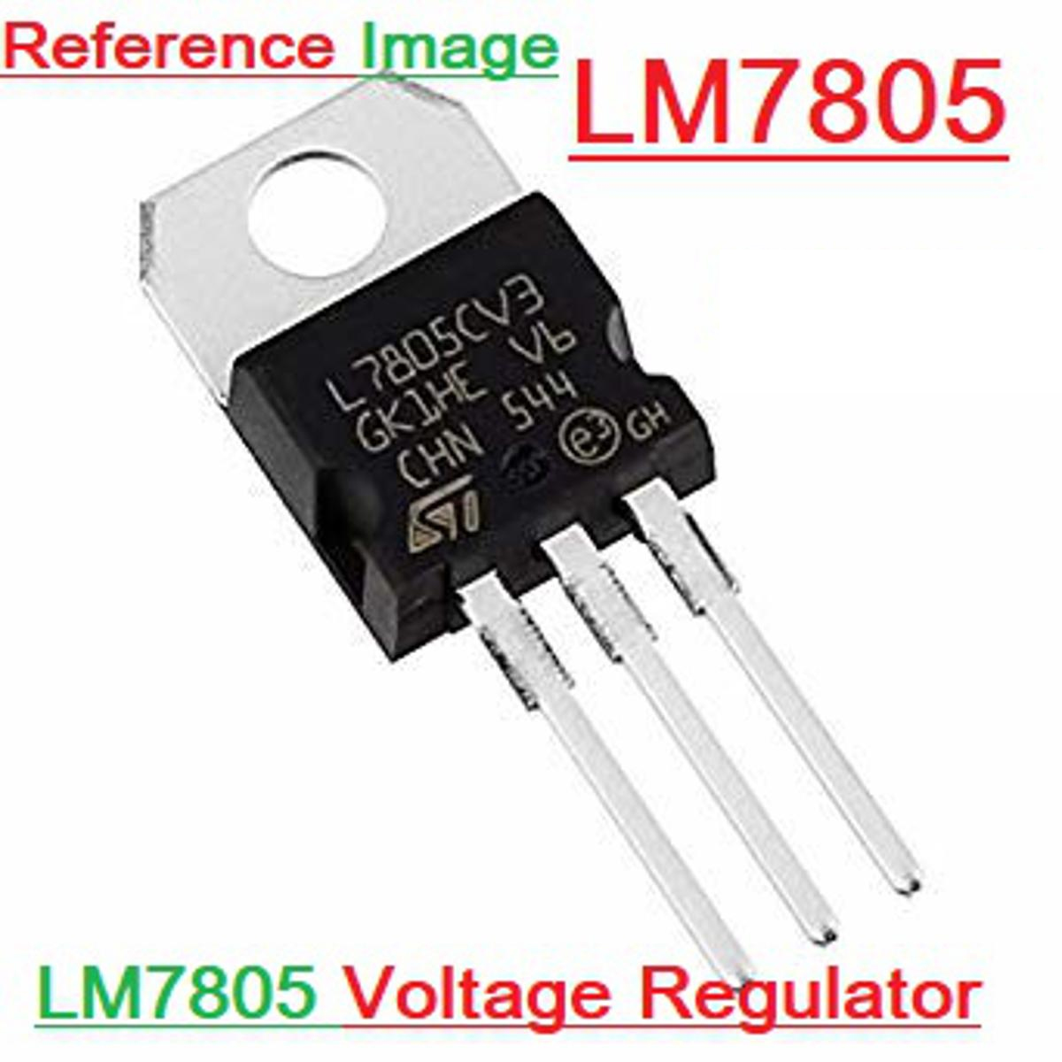Picture of 5Pcs- A Class LM7805 L7805CV L7805 7805 5V 1.5A Voltage Regulator IC 3 Pin TO-220 Package Fixed 5V Positive Voltage Regulator IC Electrical Circuitry & Parts