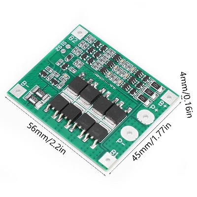 Picture of Bms Battery Protection Board 3S 25A 11.1V 12.6V 18650 Aa Aaa Lipo Li-Ion Lithium Battery Bms Charger Protection Module Board Circuit - Battery