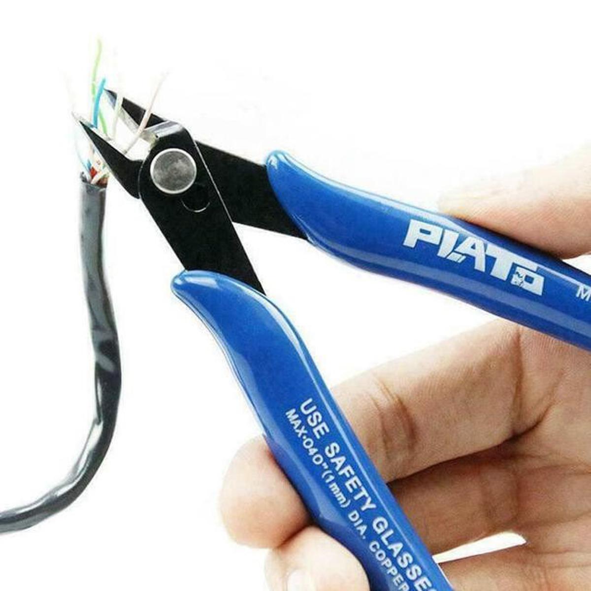 Picture of Wire Cutter Pliers Plato Pcafc 170 5" Inch Diy Tools Electronic Diagonal Pliers Wire Side Cutting Pliers Plato Pcafc 170 Wishful Clamp Shear Side Cutter