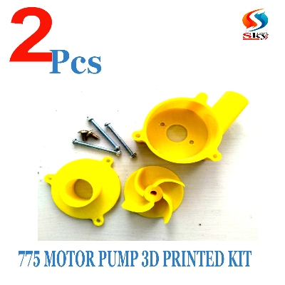 Picture of 2pcs-3D Print PUMP Kit 775 Motor Water Pumps 3D Print Kit With Screw Set Heavy Duty Water Flow 40-50 Litter Per Minute For DC 775 Motor