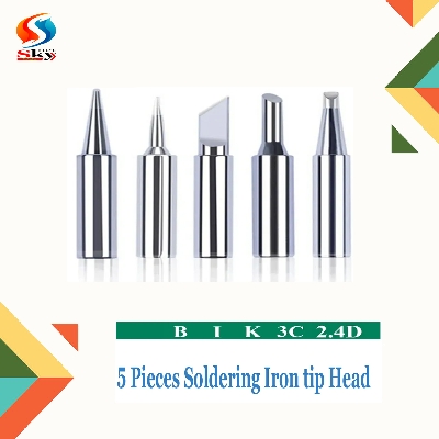 Picture of Soldering Iron TIP KD 900M I+B+K+2.4D+3C Type 5Pcs Soldering Iron Head Set using Koocu V900 V501 V900C XCY 908 and Same Type Iron