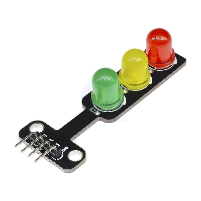 Picture of Mini 5mm LED DC 5V Traffic Light LED Display Module Board for Arduino Mini-Traffic Light for Traffic Light System Model