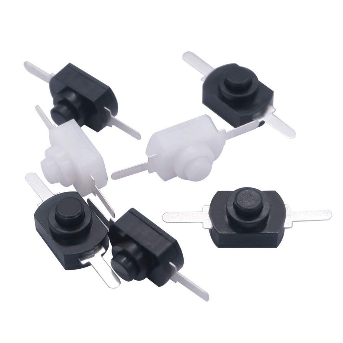 Picture of DC 30V 1A On Off Mini Push Button Switch 1208-10pcs