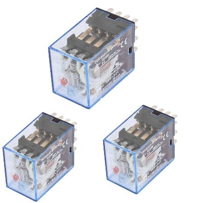 Picture of 3 Pieces AC 220V/240V 5A Coil 14 Pin DPDT Power Electromagnetic Relay