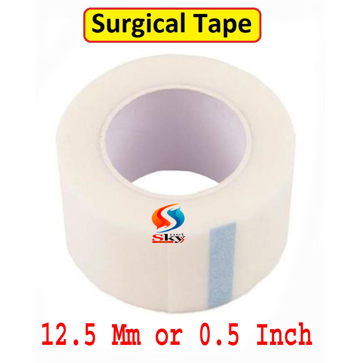 Picture of High Quality - Sergicaal Micropore Tape Width 12.5 Mm or 0.5 Inch Length 9 Meter Tapes Safety Cones & Tape