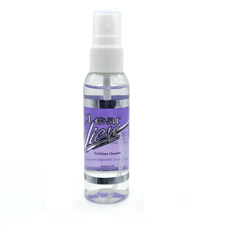 Picture of Clear View Premium Anti-Streak Eyeglass Sunglasses Lens Cleaner Spray with flavor sunglasses cleaning kit for Eyeglasses, Laptops, Smartphones, & Other Screens