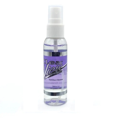 Picture of Clear View Premium Anti-Streak Eyeglass Sunglasses Lens Cleaner Spray with flavor sunglasses cleaning kit for Eyeglasses, Laptops, Smartphones, & Other Screens