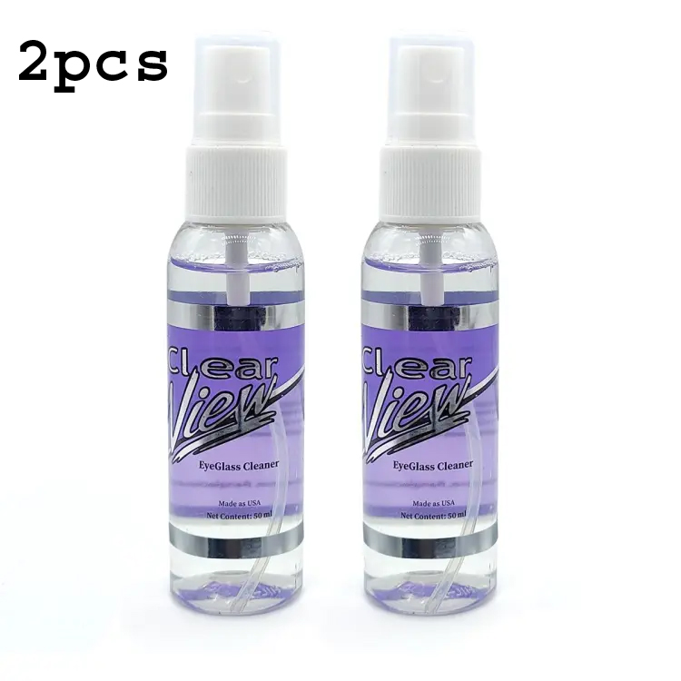 Picture of Clear View Premium Anti-Streak Eyeglass Sunglasses Lens Cleaner Spray with flavor sunglasses cleaning kit for Eyeglasses, Laptops, Smartphones, & Other Screens