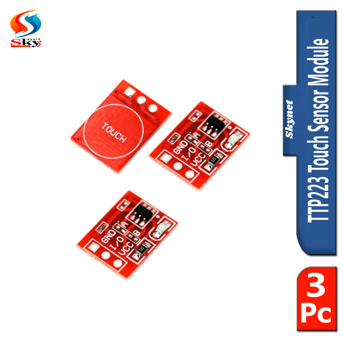 Picture of 3PCS/Lot Hot TTP223 Capacitive Touch Switch Button Self-Lock Module