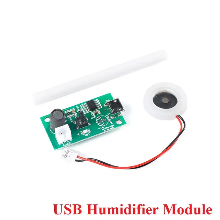 Picture of USB Mini Humidifier DIY Kits Mist Maker and Driver Circuit Board Fogger Atomization Film Atomizer Sheet Mini Oscillating Multi Plug