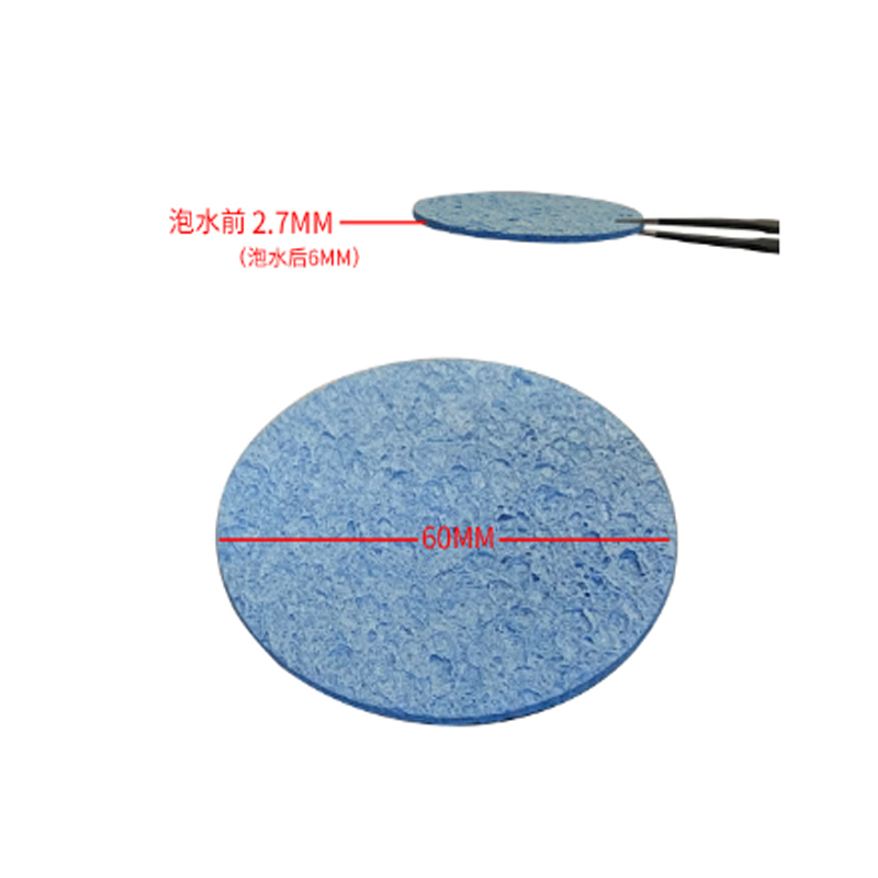 Picture of SPONGE Size 60x60x6mm ESD Tip Cleaning Sponge Soldering Iron Tip Cleaning Sponge For ESD Soldering Stations Tip Cleaner Sponge Foam