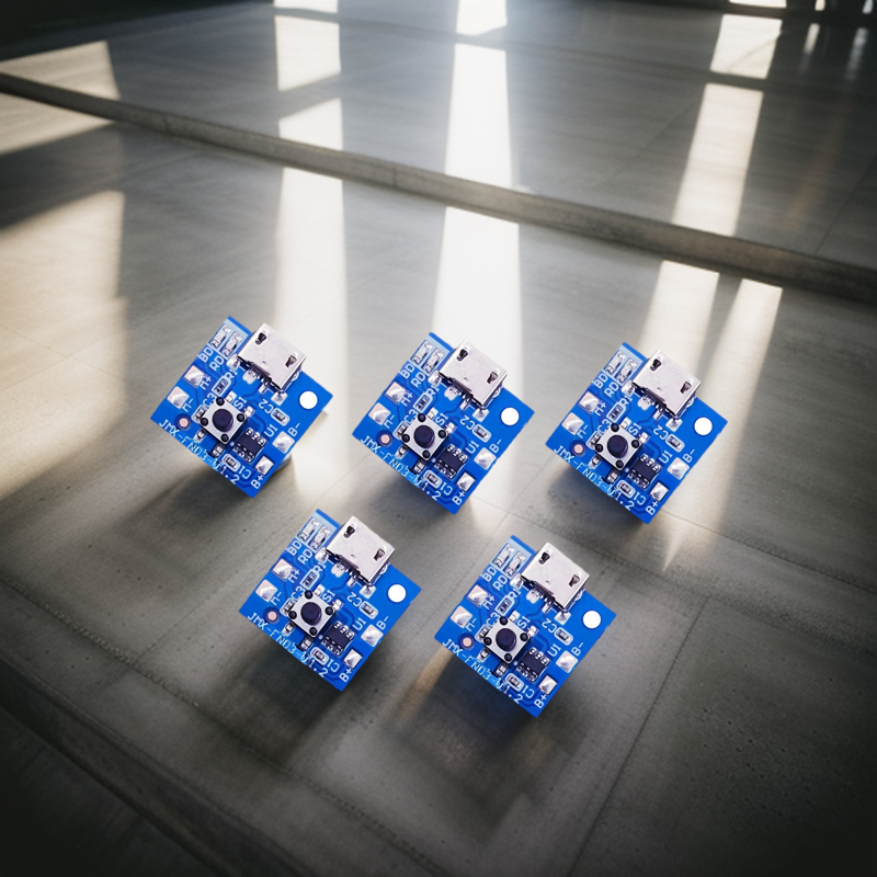 Picture of 5pcs- Mini Rechargeable 3.7/4.2/5 Volt Fan Circuit 3 Step Fan Speed Control with LED indicator Replacement Parts for mini Rechargeable Fan 3.7/4.2/5 Volt size- 1.80 cm