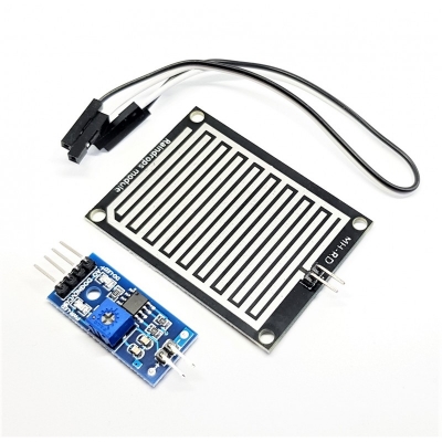 Picture of Large Area Rain Sensor DC 3V 5V Weather Raindrops Rainwater Module Rain Sensors With Digital & Analog Output Rain Humidity Detection Sensor