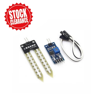 Picture of Soil Sensor DC 3.3V 5V LM393 IC Chip Smart Electronics Soil Moisture Detection Humidity Sensor Module For Arduino Development Board DIY Electrical Circuitry & Parts ( stock clearance sale)