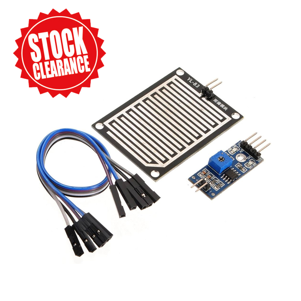 Picture of Rain Sensor Raindrops Water Detection Weather Humidity Module Kit Accessories ( stock clearance sale)